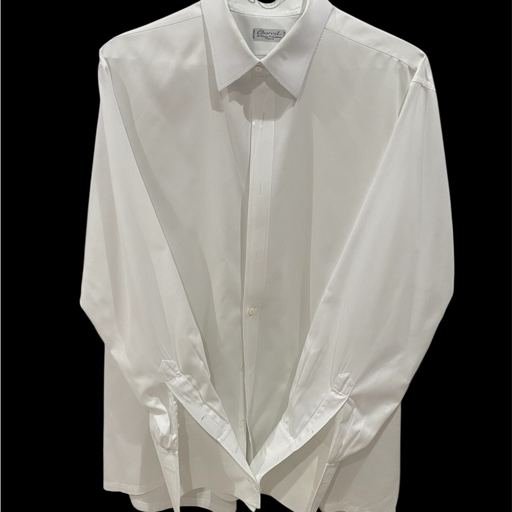 Charvet Elegant White Dress Shirt